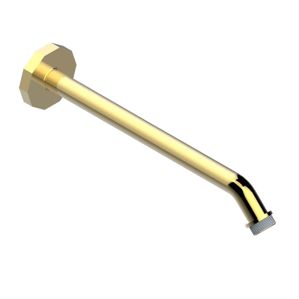 THG - Horizontal shower arm, 45°, lg: 10'' - Gold Color PVD
