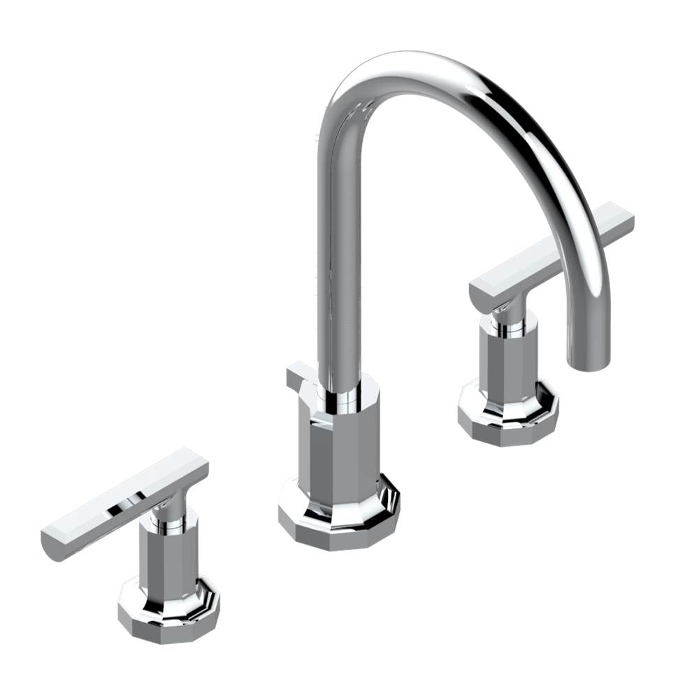 THG - Widespread lavatory set with drain - Matt Umber PVD