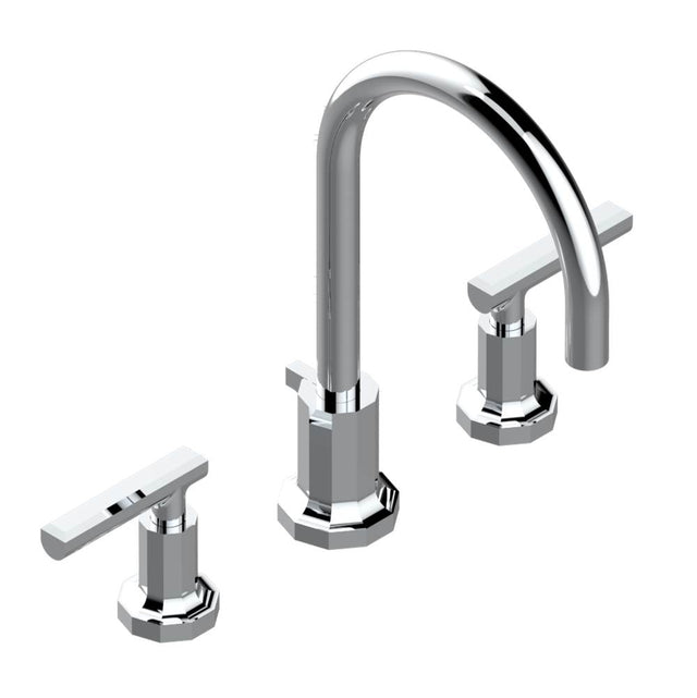 THG - Widespread lavatory set with drain - Matt Umber PVD