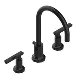 THG - Widespread lavatory set with drain - Brown Bronze Color PVD