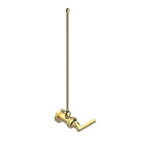 THG - Angle supply valve with 3/8'' adaptor set - Gold Color PVD