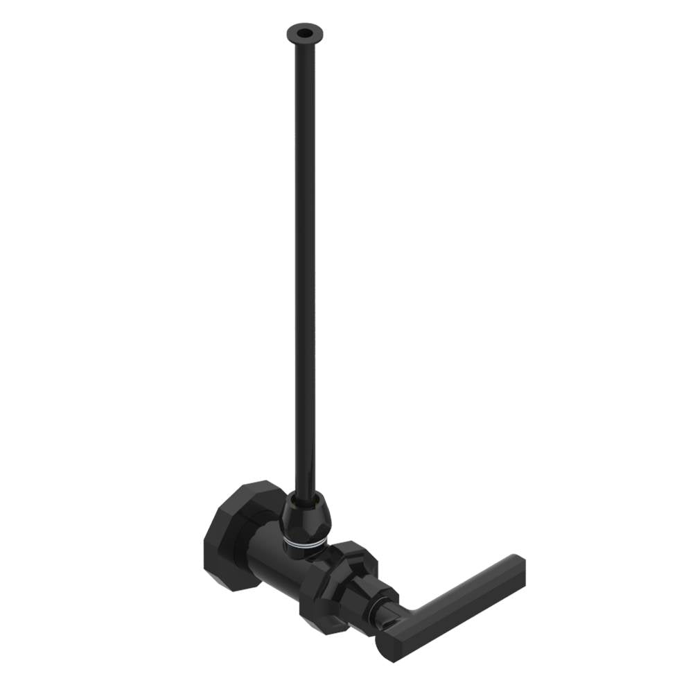 THG - Angle supply valve with 3/8'' adaptor set for toilet - Brown Bronze Color PVD