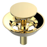 THG - Stopper assembly for Geberit waste overflow - Gold Color PVD