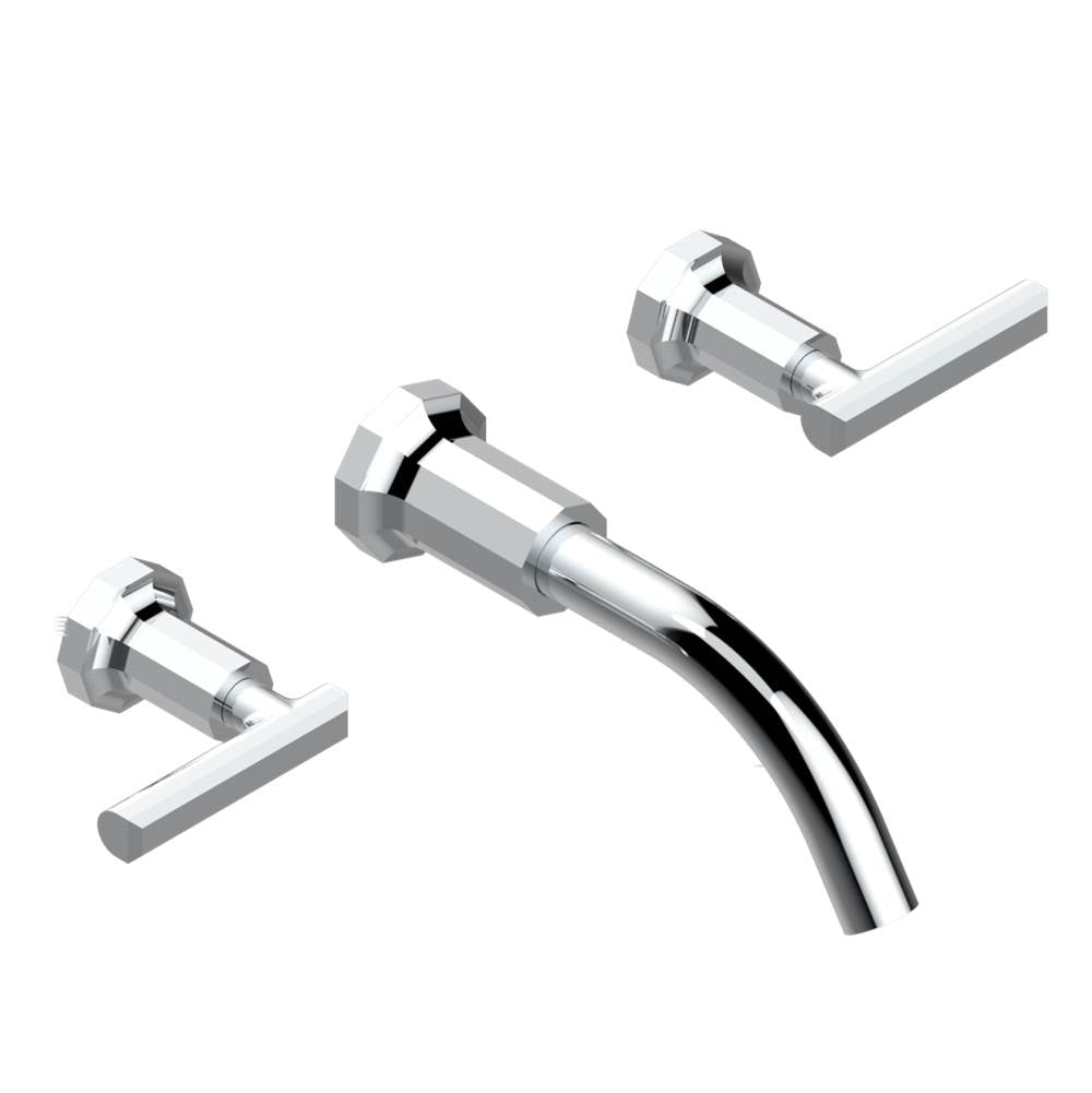 THG - Trim for wall mounted 3-hole lavatory set only - Matt Umber PVD