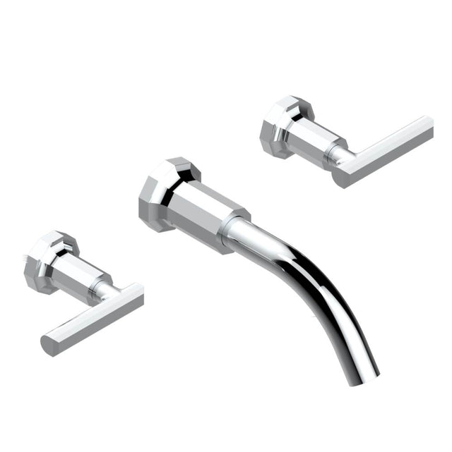 THG - Trim for wall mounted 3-hole lavatory set only - Matt Umber PVD