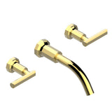 THG - Trim for wall mounted 3-hole bath set only - Gold Polished