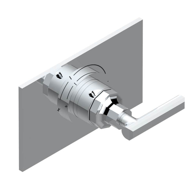 THG - Trim for THG thermostatic valve, rough part supplied with fixing box ref.5 200AE/US - Matt Umber PVD
