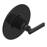 THG - Trim for THG thermostatic valve, rough part supplied with fixing box ref. 5 200AE/US - Round plate model - Brown Bronze Color PVD