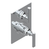THG - Trim for THG thermostatic valve 1 volume control, rough part supplied with fixing box ref.5 300AE/US - Matt Umber PVD
