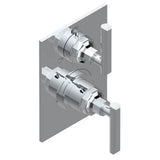 THG - Trim for thg thermostat with 2-way diverter, rough part supplied with fixing box ref. 5 500AE/US - Matt Umber PVD