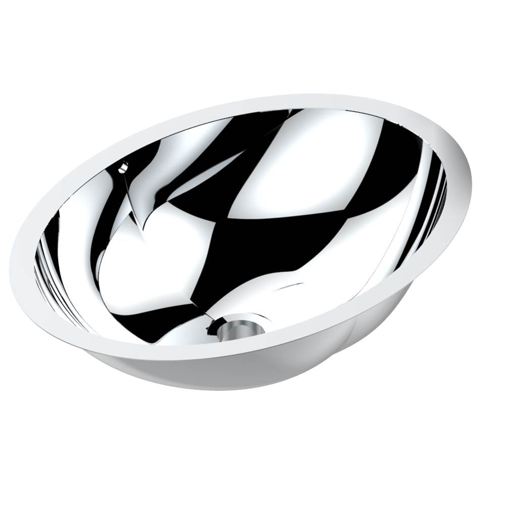 THG - OVAL BASIN 19 3/16'' x 14 3/16'' WITH OVERFLOW AND FLAT EDGE, TO FIX UNDER - HAMMERED METAL FINISHING - Matt Brown Bronze Color PVD