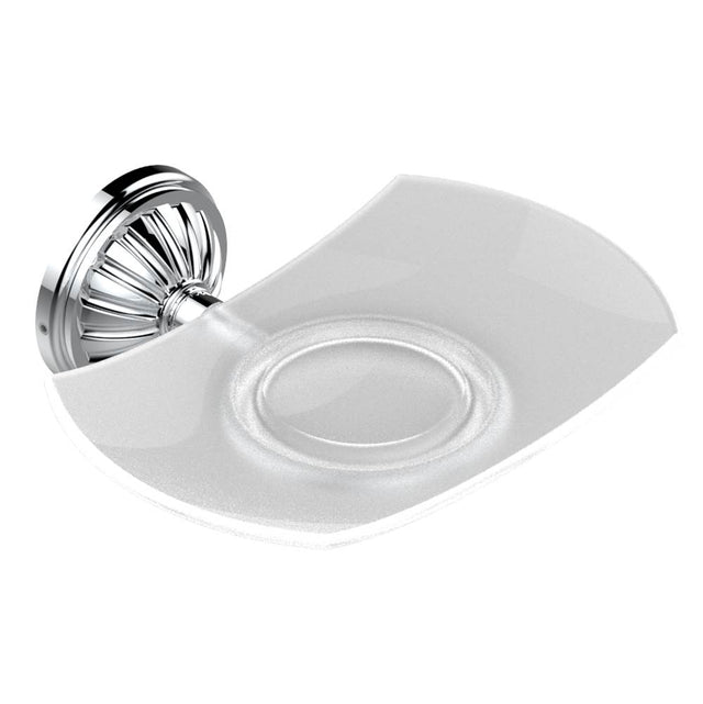 THG - Glass soap dish, wall mounted - Matt Umber PVD