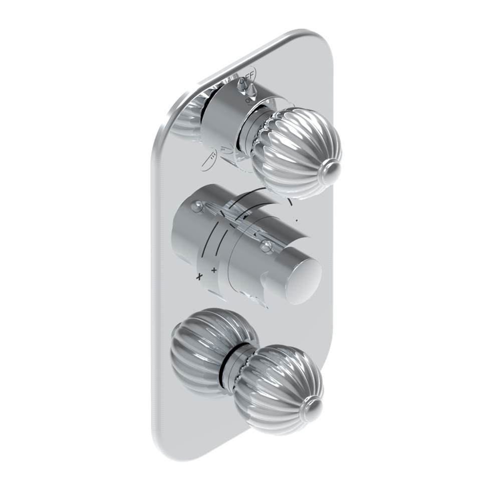 THG - Trim for thg thermostat with 2-way diverter and on/off control, rough part supplied with fixing box ref. .5 540AE/US - Matt Umber PVD