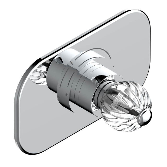 THG - Trim for THG thermostatic valve, rough part supplied with fixing box ref.5 200AE/US - Matt Umber PVD