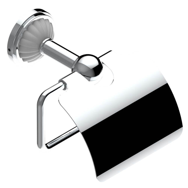 THG - Toilet paper holder, single mount with cover - Matt Umber PVD