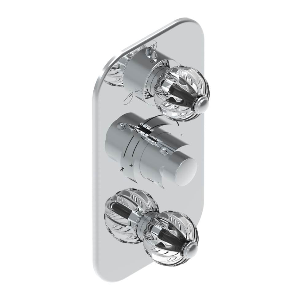 THG - Trim for thg thermostat with 2-way diverter and on/off control, rough part supplied with fixing box ref. .5 540AE/US - Matt Umber PVD