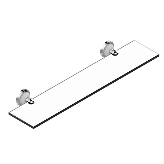 THG - Glass shelf with brackets - Matt Umber PVD