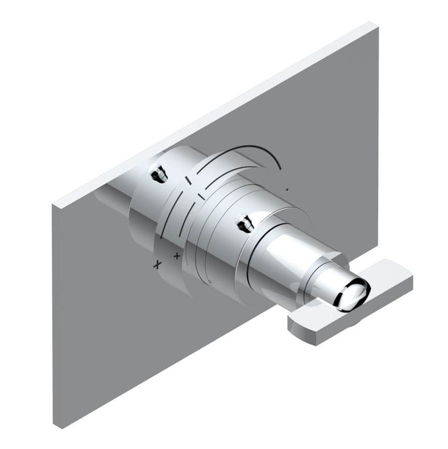 THG - Trim for THG thermostatic valve, rough part supplied with fixing box ref.5 200AE/US - Matt Umber PVD