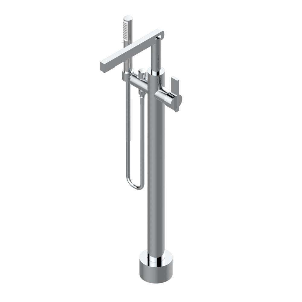 THG - Free-standing single lever bath mixer with handshower with Easyclean system - Matt Umber PVD