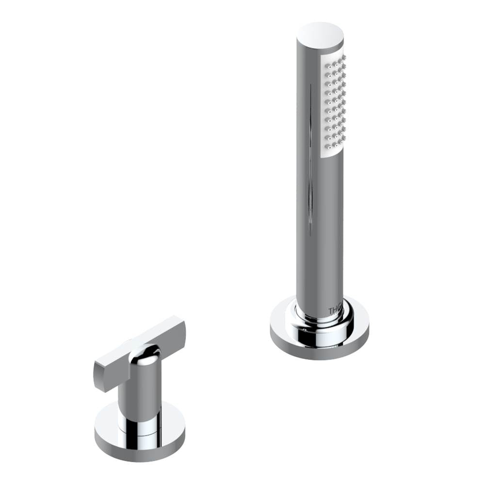THG - Deck mounted mixer with handshower, progressive cartridge - Matt Umber PVD