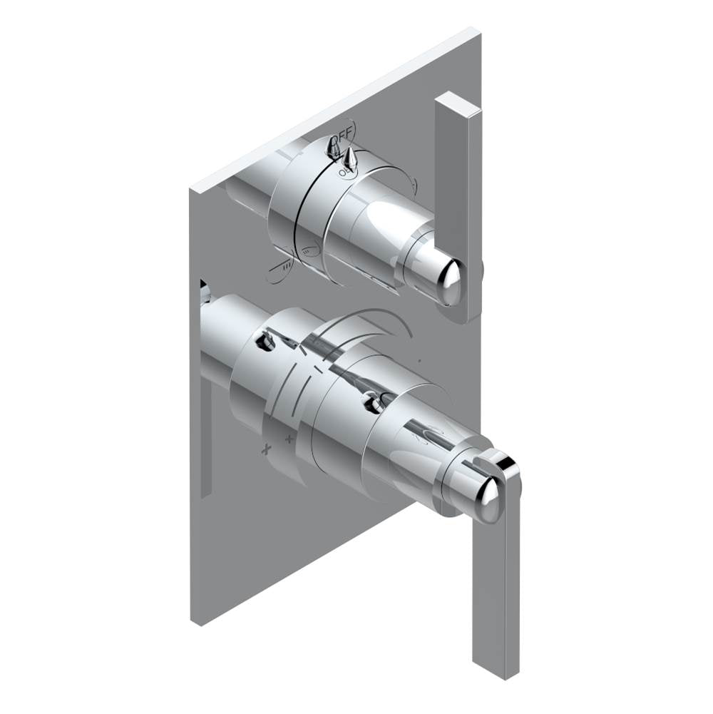 THG - Trim for thg thermostat with 2-way diverter, rough part supplied with fixing box ref. 5 500AE/US - Matt Umber PVD