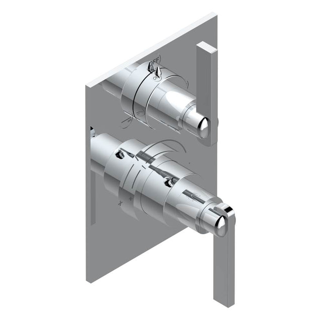 THG - Trim for thg thermostat with 2-way diverter, rough part supplied with fixing box ref. 5 500AE/US - Matt Umber PVD