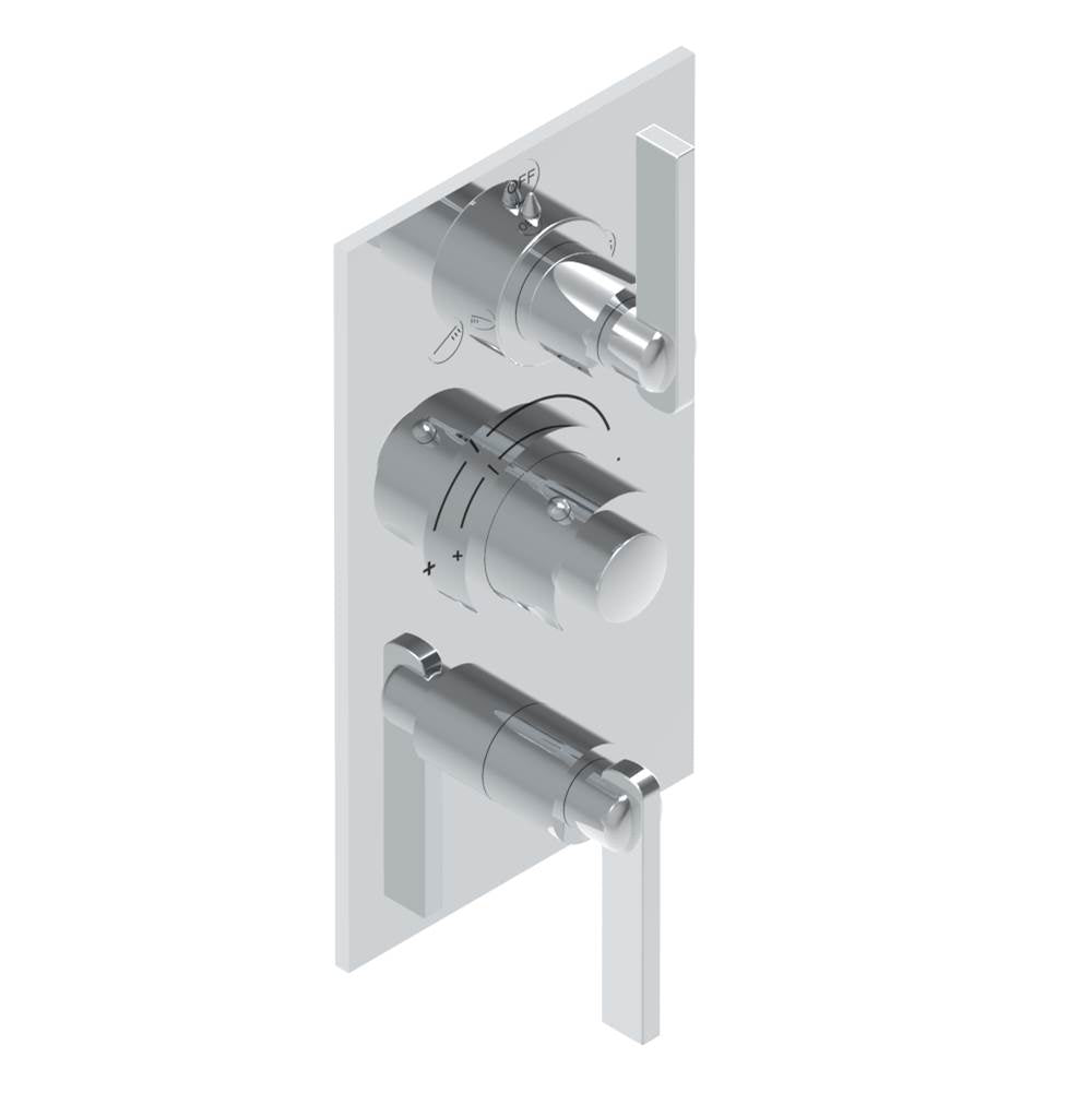 THG - Trim for thg thermostat with 2-way diverter and on/off control, rough part supplied with fixing box ref. .5 540AE/US - Matt Umber PVD