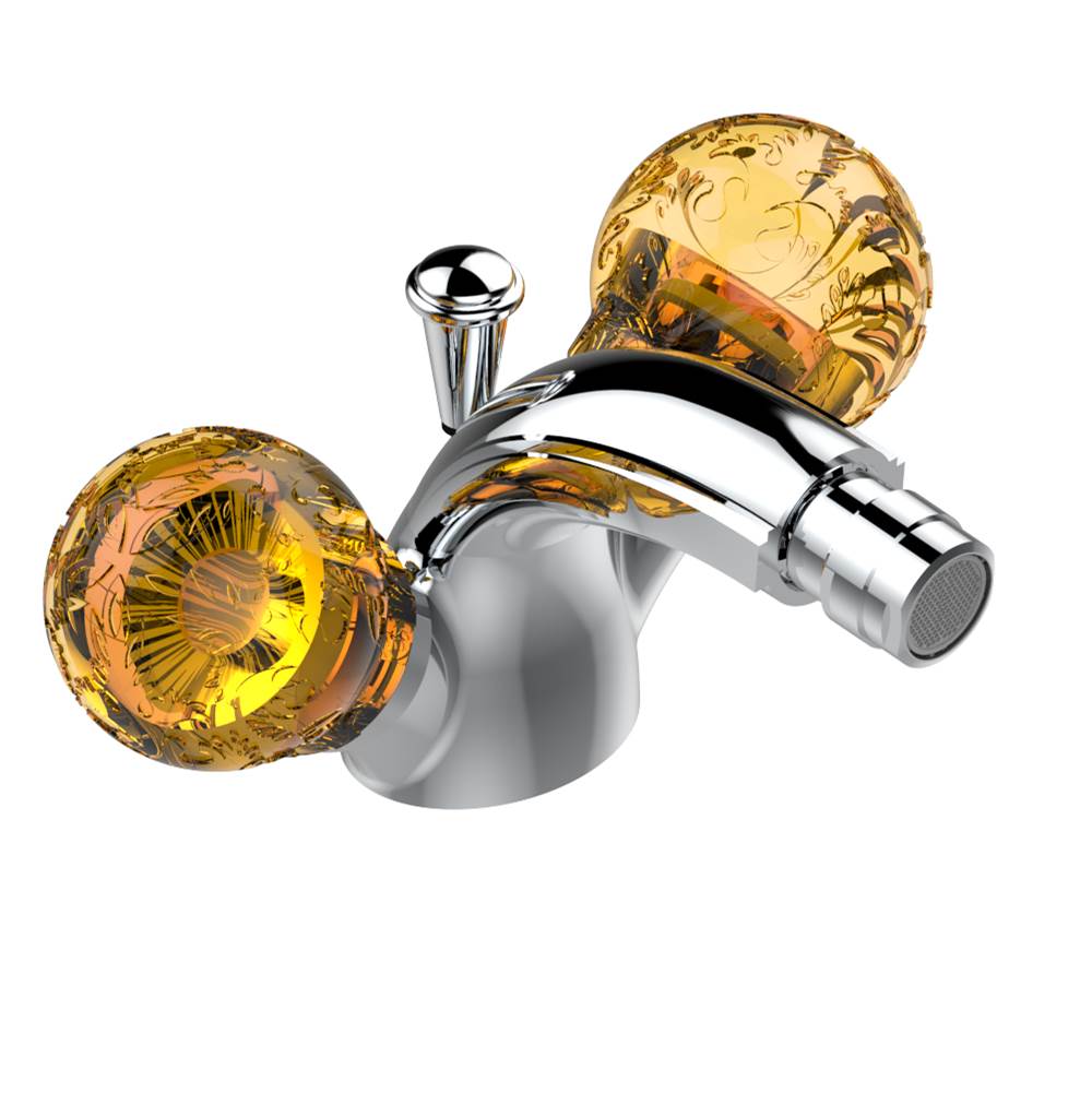 THG - Single hole bidet faucet with drain - Matt Umber PVD