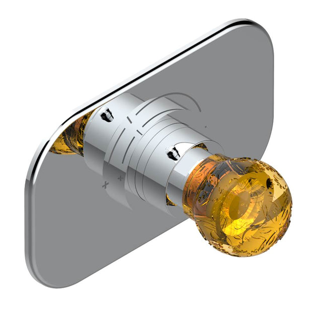 THG - Trim for THG thermostatic valve, rough part supplied with fixing box ref.5 200AE/US - Matt Umber PVD