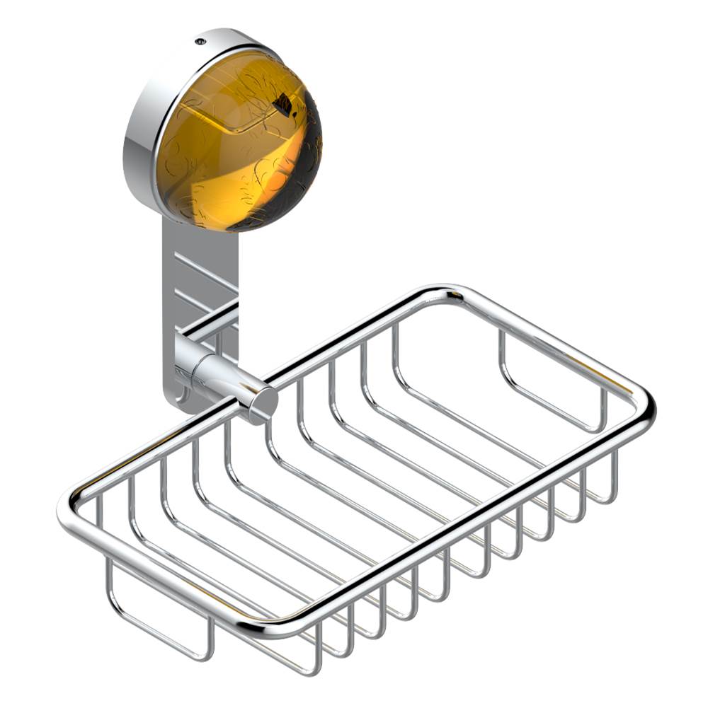 THG - Soap basket, wall mounted 6''1/4 x 3''5/8 - Matt Umber PVD