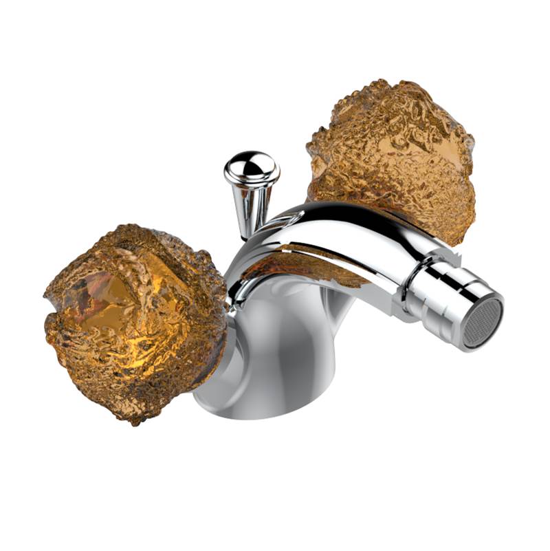 THG - Single hole bidet faucet with drain - Matt Umber PVD
