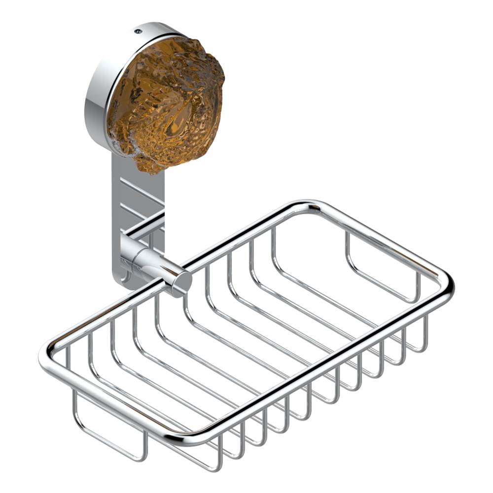THG - Soap basket, wall mounted 6''1/4 x 3''5/8 - Matt Umber PVD