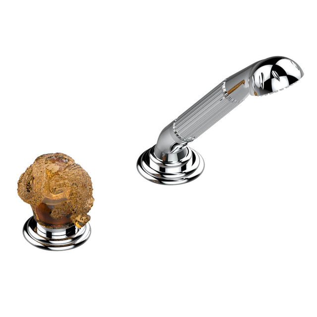 THG - Deck mounted mixer with handshower, progressive cartridge - Matt Umber PVD