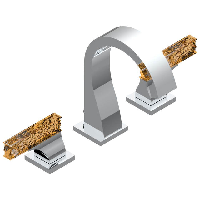THG - Widespread lavatory set with drain - Matt Umber PVD