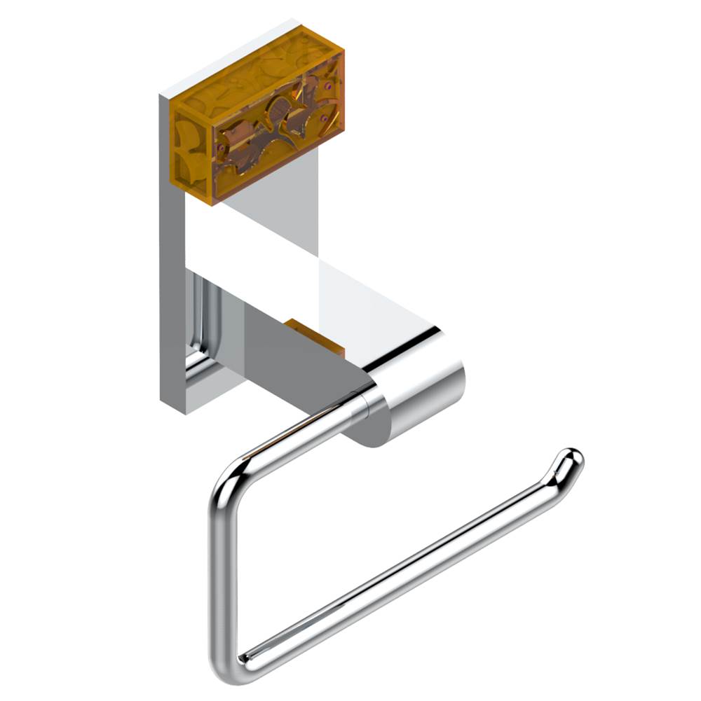THG - Toilet paper holder, single mount without cover - Matt Umber PVD
