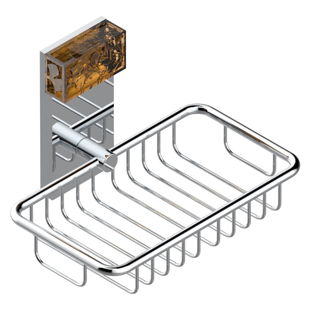 THG - Soap basket, wall mounted 6''1/4 x 3''5/8 - Matt Umber PVD
