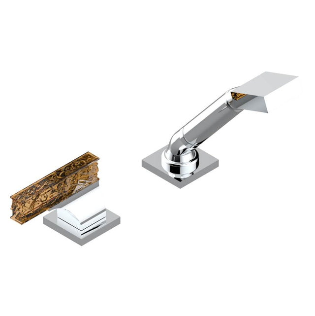 THG - Deck mounted mixer with handshower, progressive cartridge - Matt Umber PVD