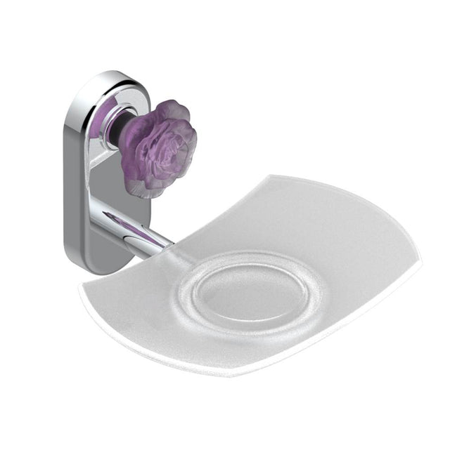 THG - Glass soap dish, wall mounted - Matt Umber PVD