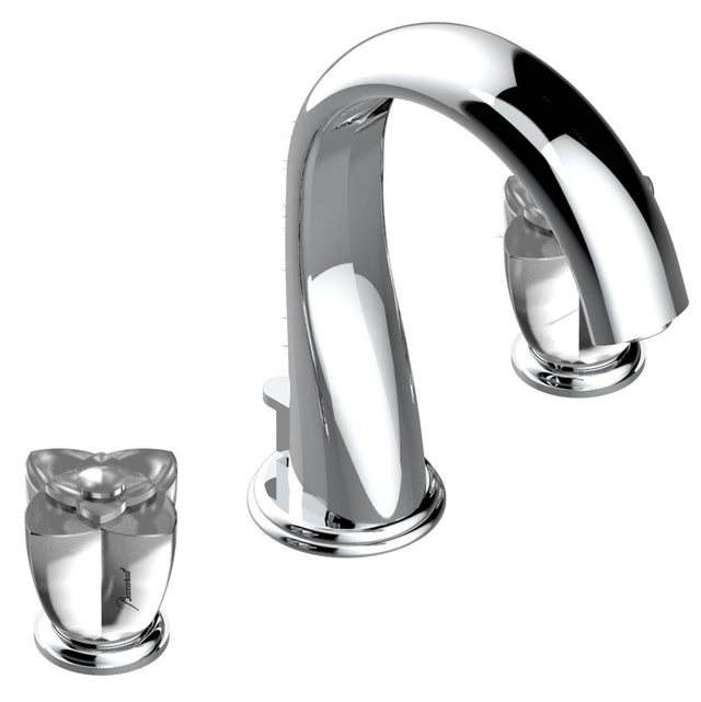 THG - Widespread lavatory set with drain - Matt Umber PVD