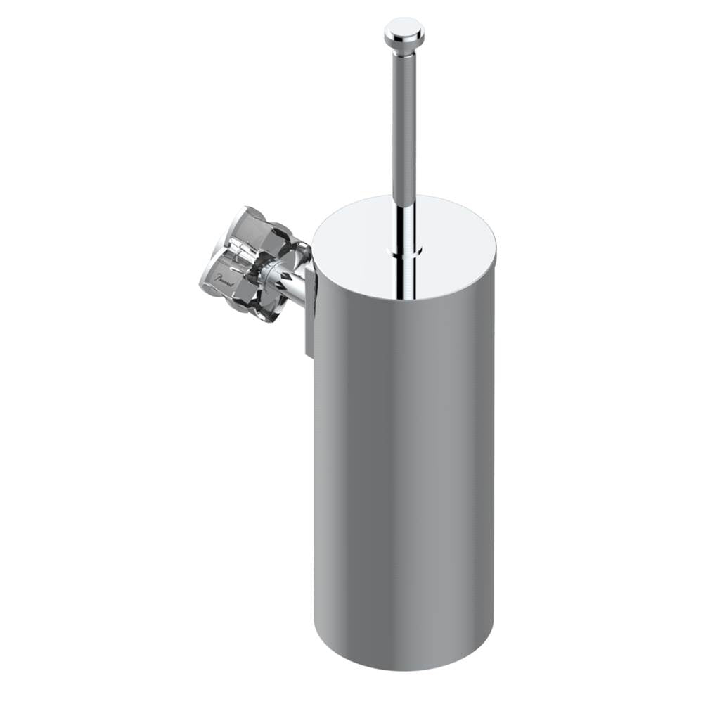 THG - Metal toilet brush holder with brush with cover wall mounted - Matt Umber PVD