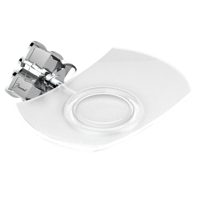 THG - Glass soap dish, wall mounted - Matt Umber PVD