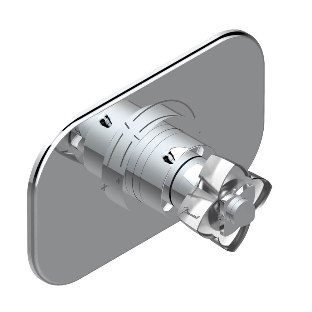THG - Trim for THG thermostatic valve, rough part supplied with fixing box ref.5 200AE/US - Matt Umber PVD