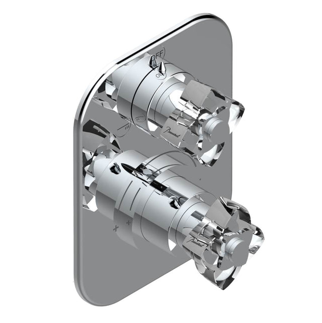 THG - Trim for thg thermostat with 2-way diverter, rough part supplied with fixing box ref. 5 500AE/US - Matt Umber PVD
