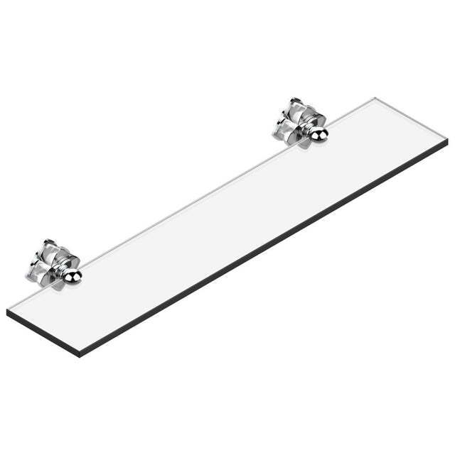 THG - Glass shelf with brackets - Matt Umber PVD