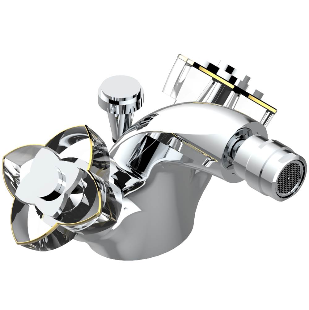 THG - Single hole bidet faucet with drain - Matt Umber PVD