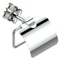 THG - Toilet paper holder, single mount with cover - Matt Umber PVD