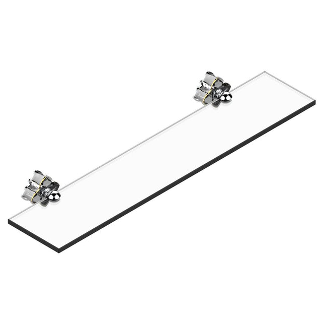 THG - Glass shelf with brackets - Matt Umber PVD