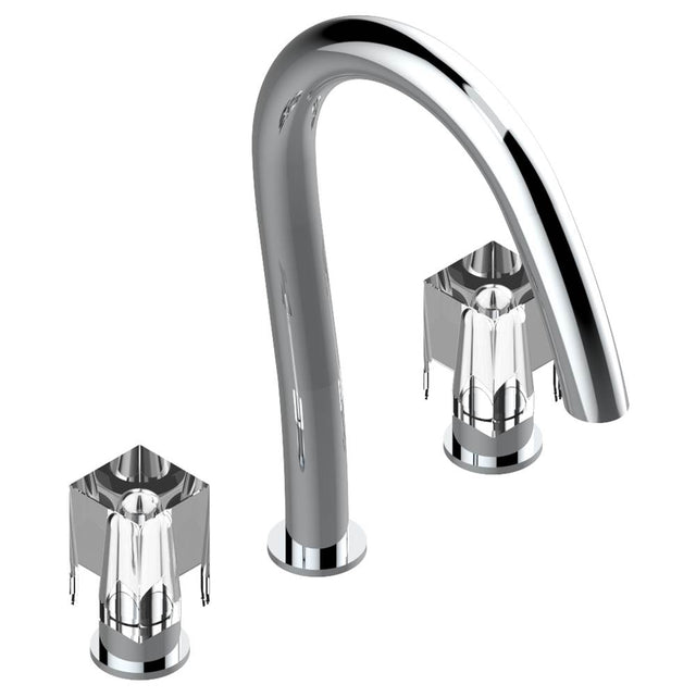 THG - Widespread lavatory set with drain - Matt Umber PVD