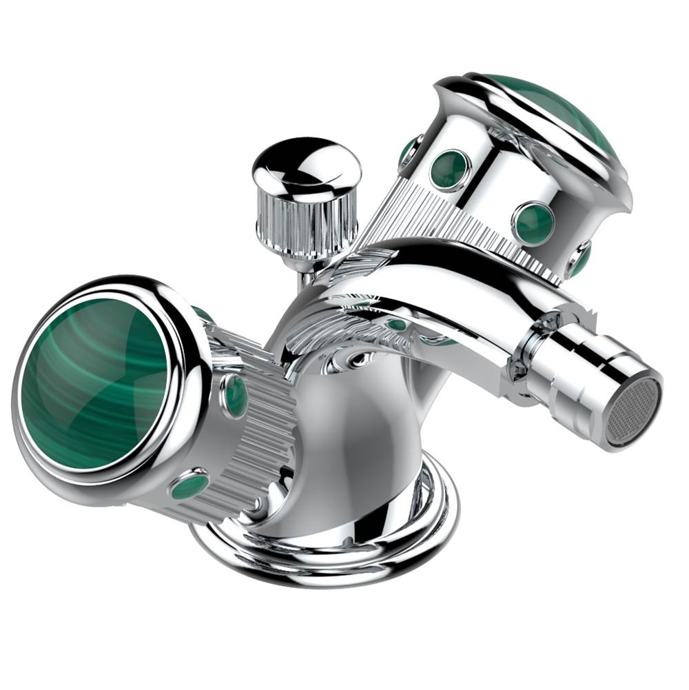 THG - Single hole bidet faucet with drain - Matt Umber PVD