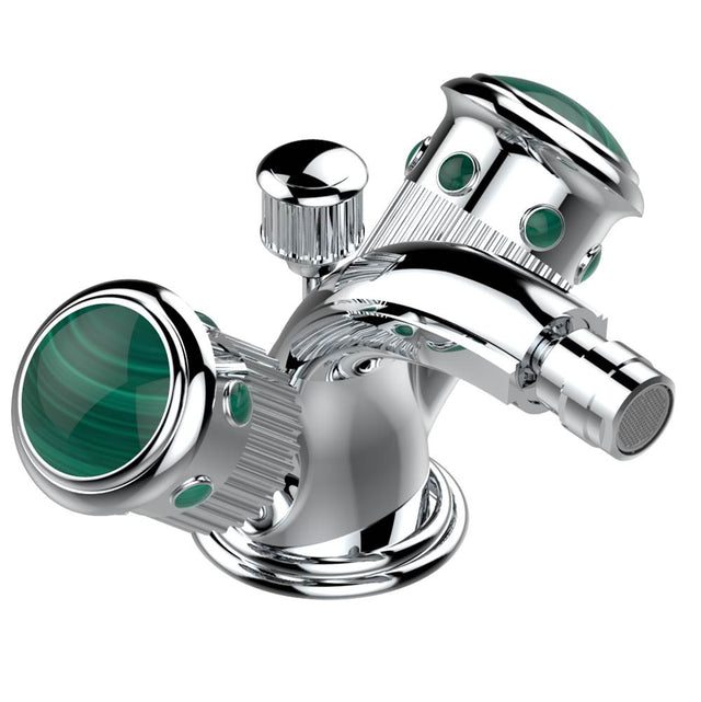 THG - Single hole bidet faucet with drain - Matt Umber PVD